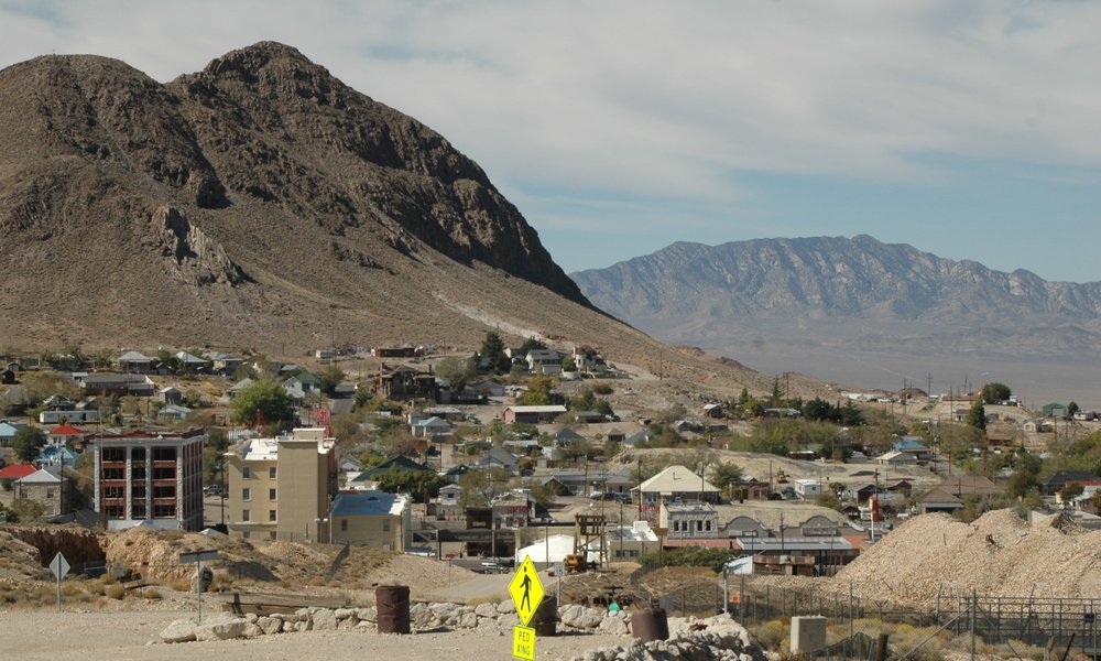 mine right above the city of tonopah.