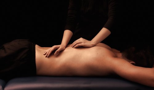 Massage from black