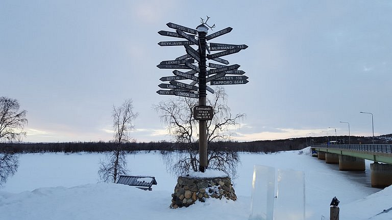 Monument of the Northernmost point of Sweden image
