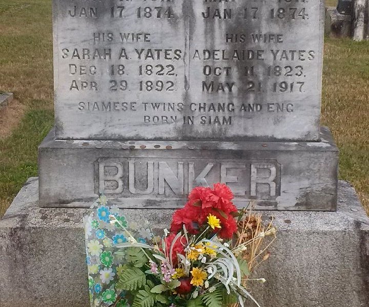 Resting Place of Chang and Eng Bunker, Siamese Twins image