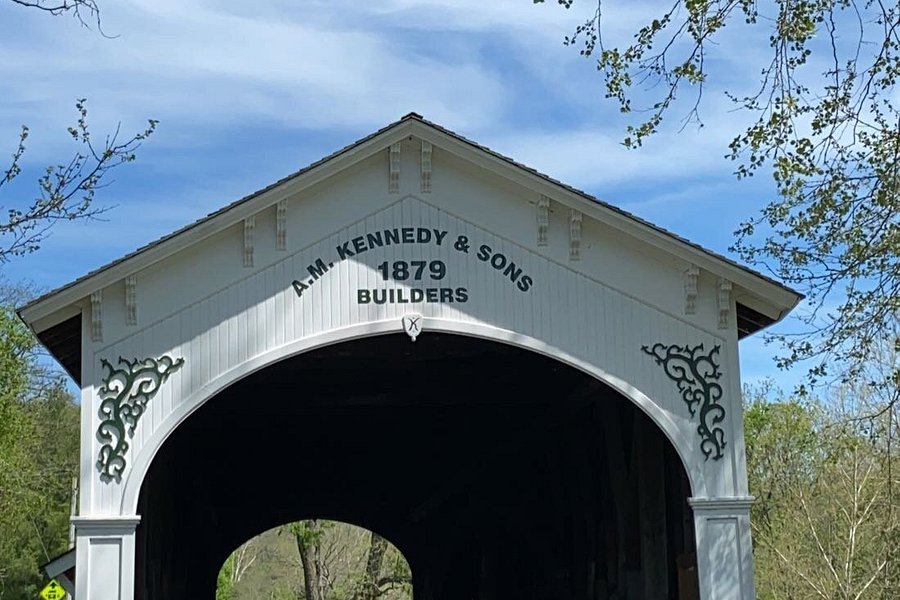A.m. Kennedy And Sons Covered Bridge 1883 image