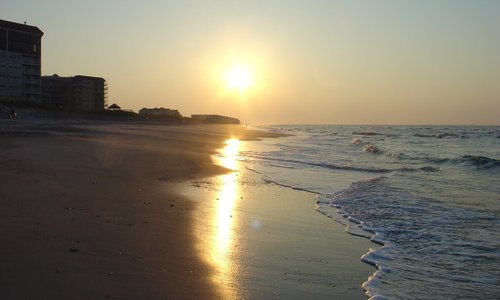 Sunrise on the beach