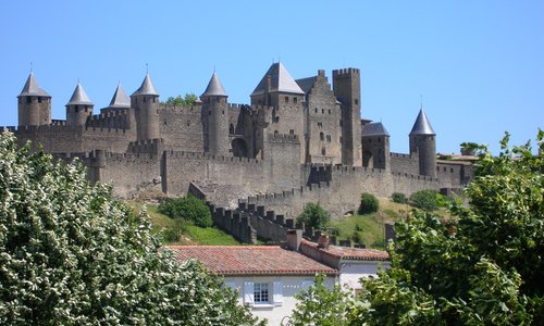 View of Carcassonne castle