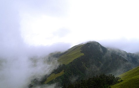 the summit of Yushan mountain