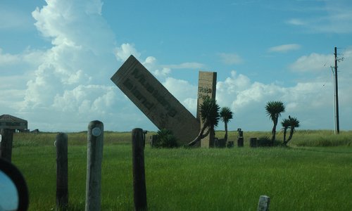 Mustang Island State Park sign