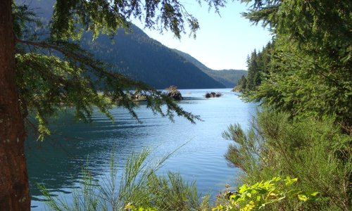 view from our tent deck