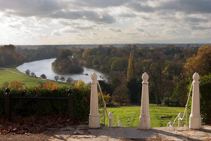 The wonderful view from the top of Richmond Hill