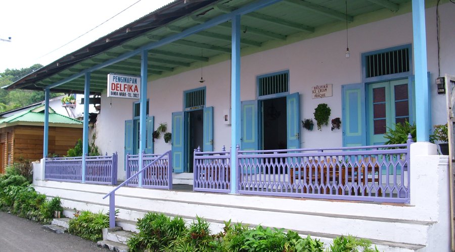 The main hotel building
