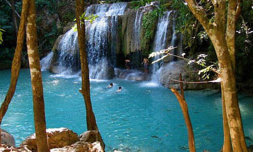 Erawan Falls, lower tier