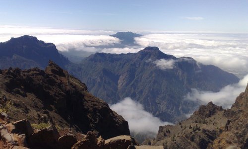 The view from the Roque de los Muchachos