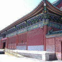 The temple building