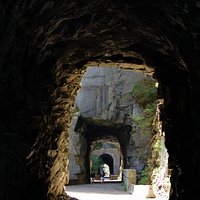 view from inside Othello caves