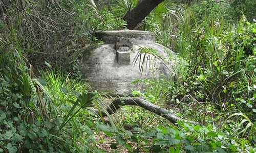 Cistern on trail at Atsena Otie Key