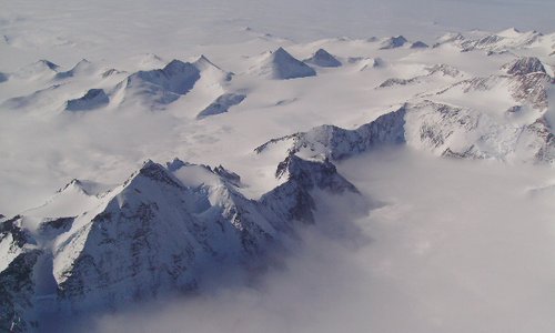 somewhere over antarctica