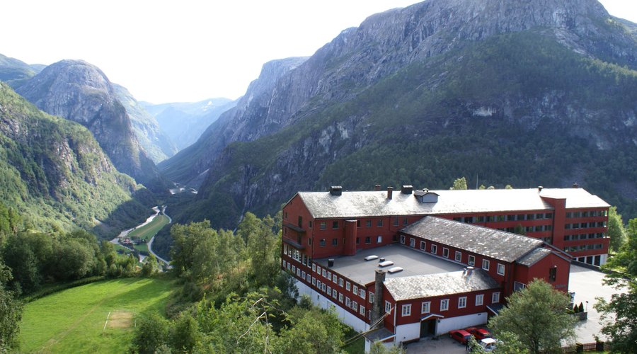 View to Stalheim Hotel