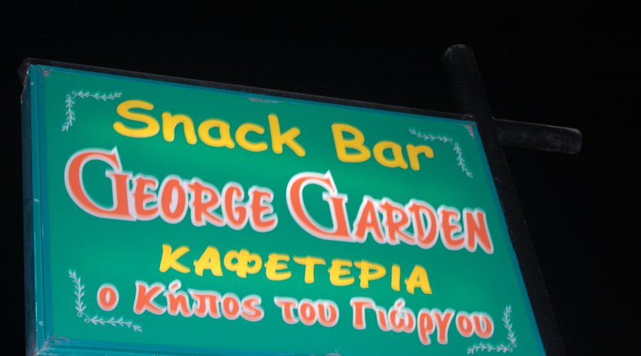 Sign for the best bar in town