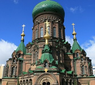 Храм в харбине фото