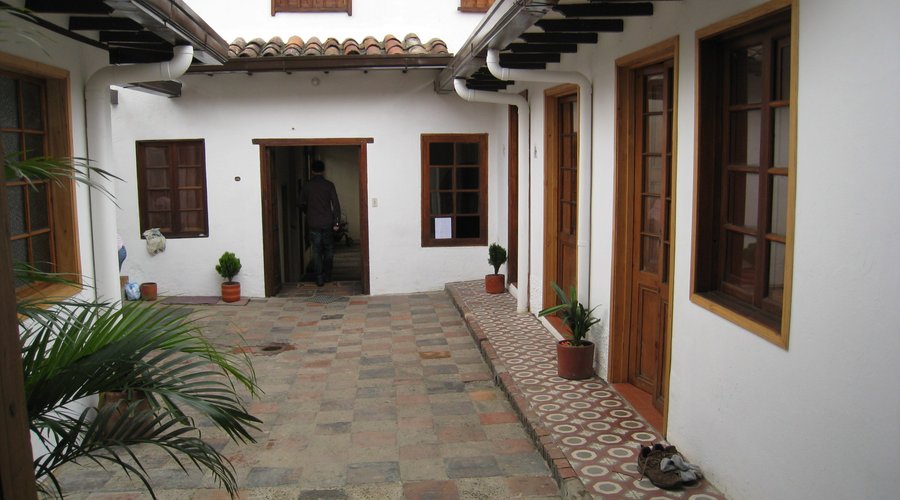 The courtyard entrance
