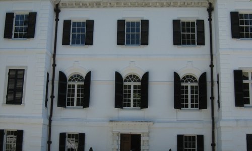 Outside view at entrance to house
