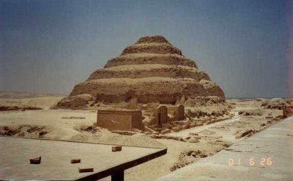 Sakkara pyramid at the old kingdom capital Memphis
