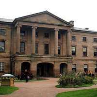 Province House Exterior with Flowers
