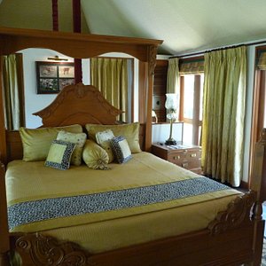 Tent interior - bed side