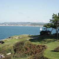 La vista dalla sommità del parco