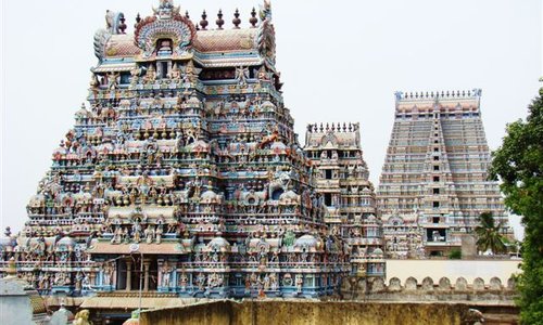 Gopurams Temple Gate Towers