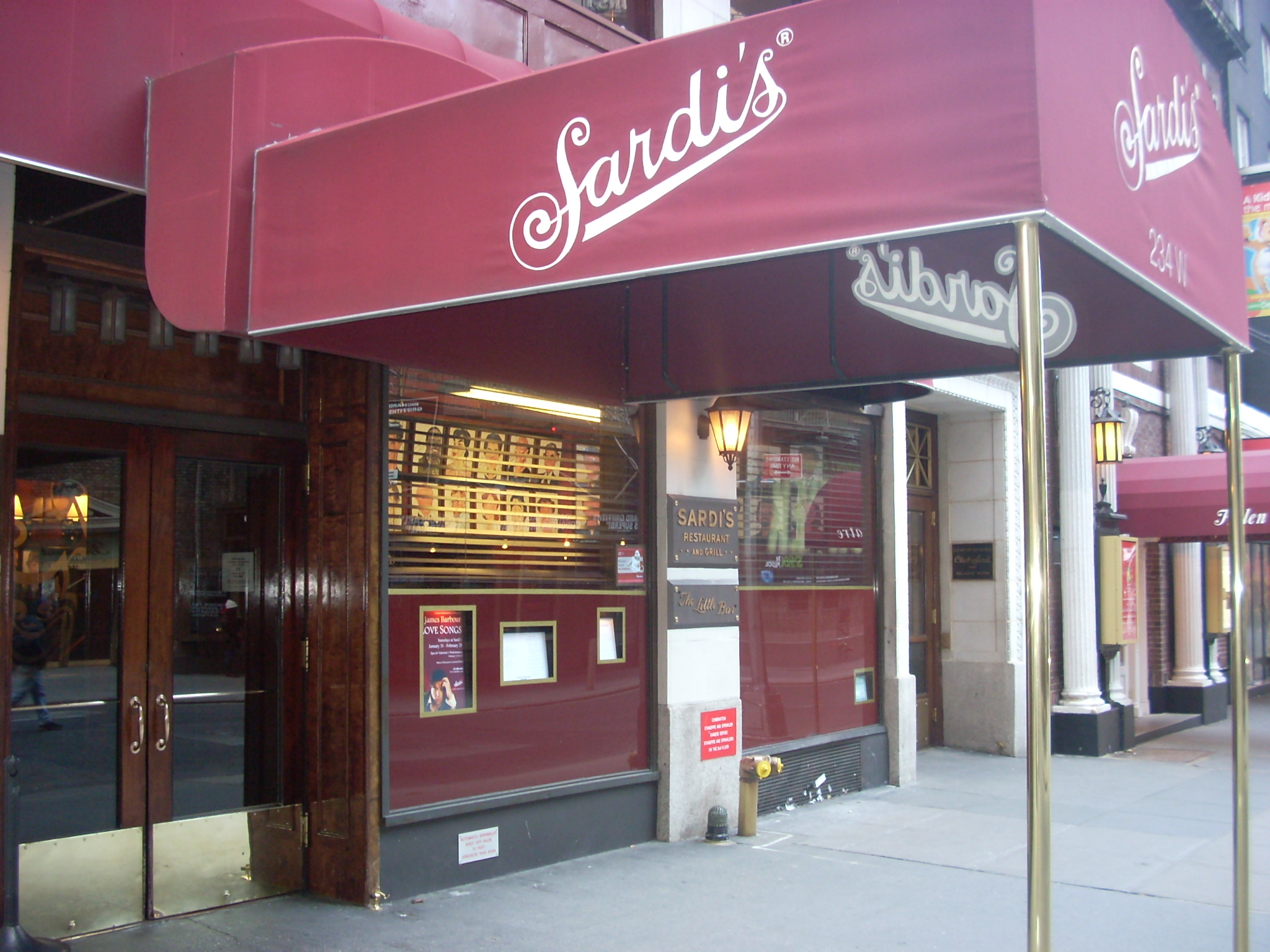Sardi's restaurant discount