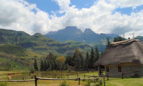 view from the chalet