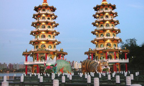 Dragon and Tiger Pagodas, Zuoying, Kaohsiung