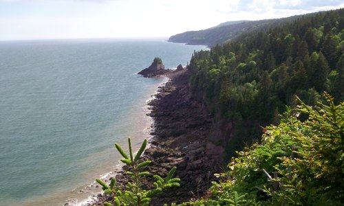 Coastline of Fundy Bay