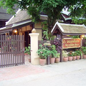 Lao Wooden House from the Street