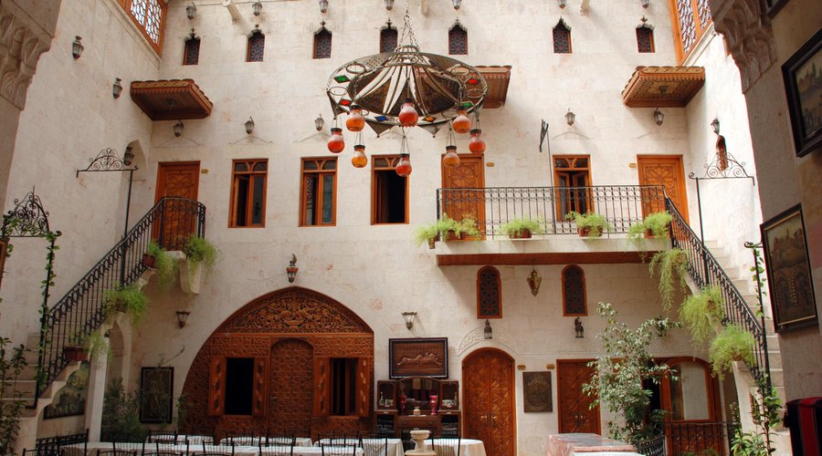 Nice spacy courtyard