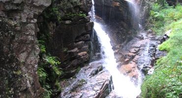 one of many waterfalls on your climb to the top
