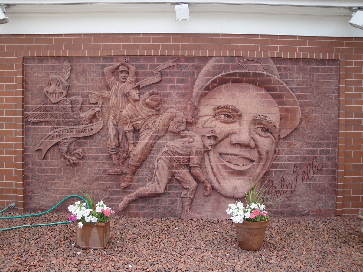 An Indians fan visits the Bob Feller Museum in Van Meter, Iowa - Covering  the Corner