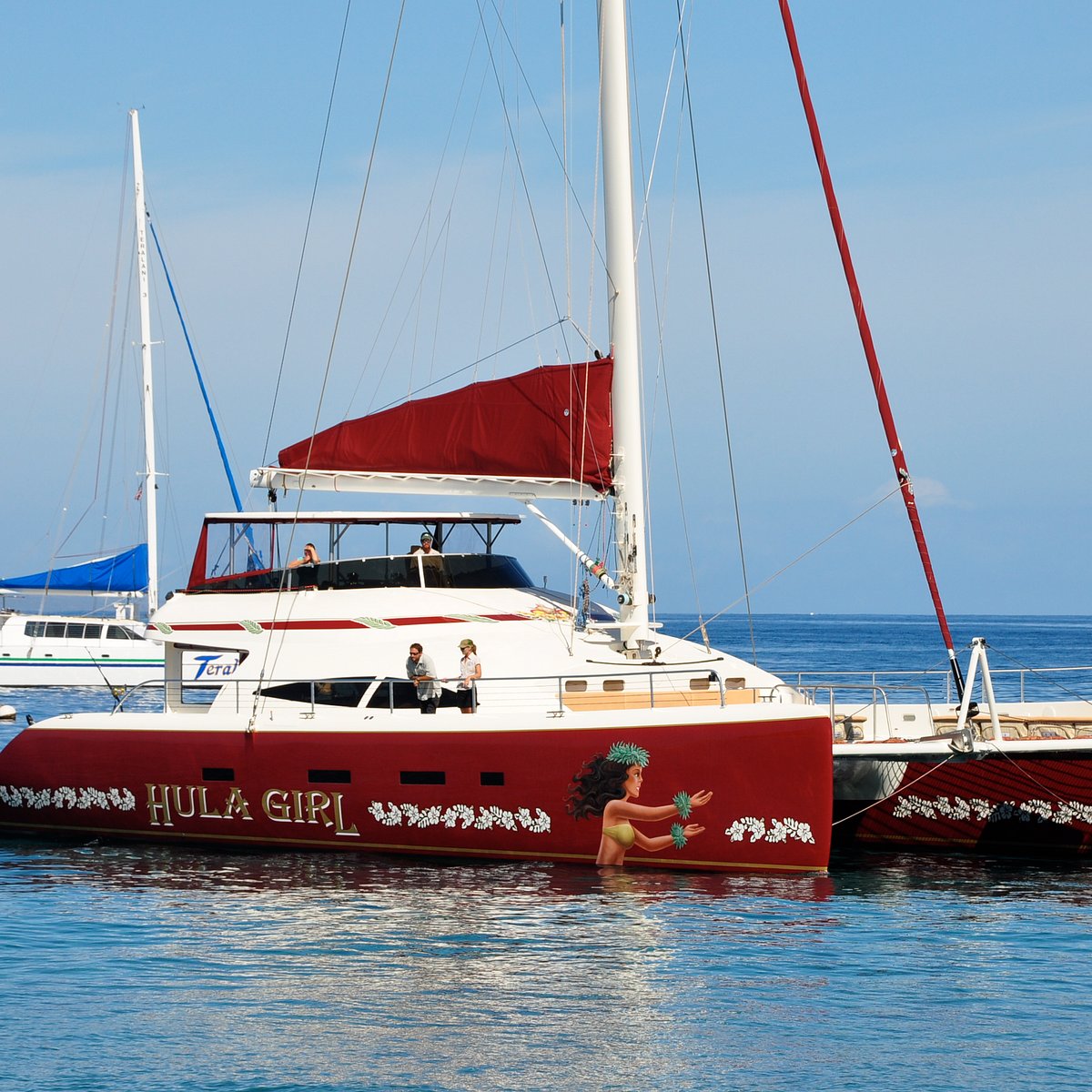 hula girl catamaran