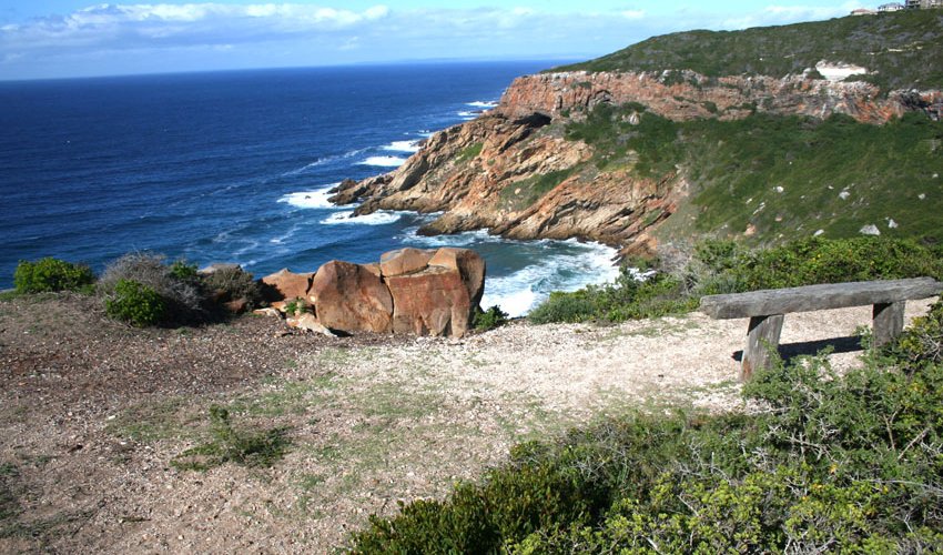 St. Blaize Trail - Bucht mit Bank