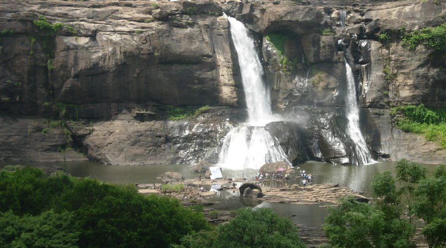 near the fall
