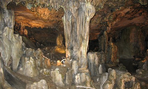 Inside of cave