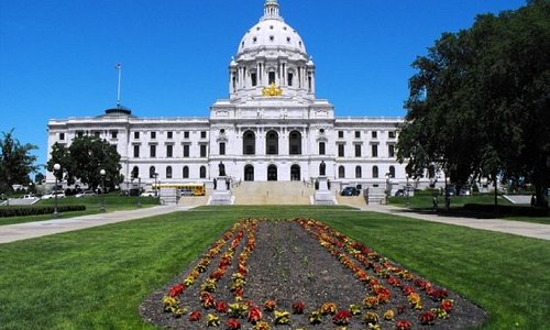 "A beautiful day in the state's capital"