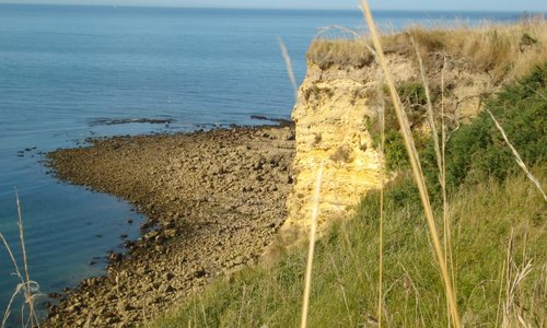 overlooking omaha beach