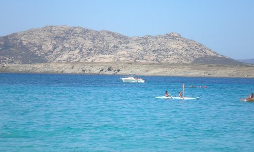 l'Isola dell'Asinara dalla spiaggia della Pelosa