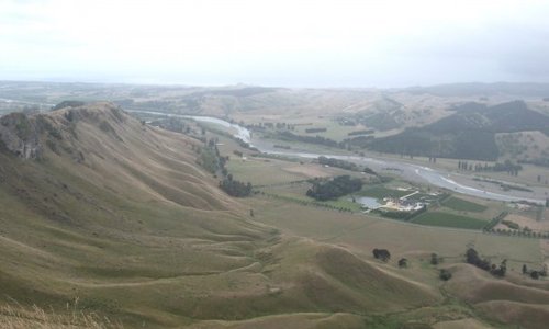 27/1/2008 Napier From Te Mata Peak looking north east to Te Awanga, Hawkes Bay