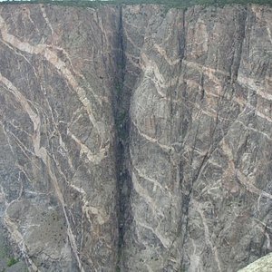 Painted Wall Overlook In Black Canyon Of The Gunnison National Park, C –  georgemillerart