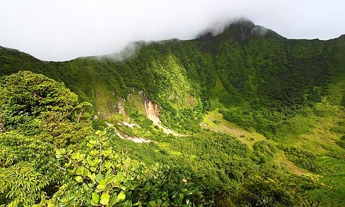 The Crater below Mount Liamuiga.