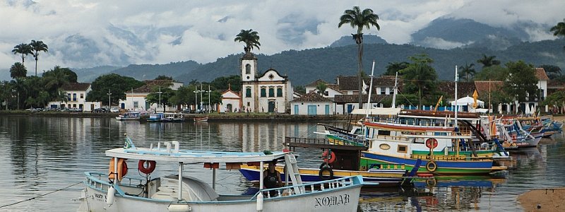 View to Paraty from the port