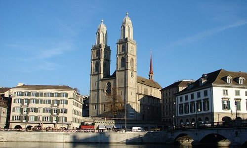 Switzerland Zurich Grossmunster church