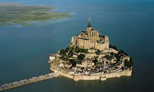 Mont Saint-Michel at high tide