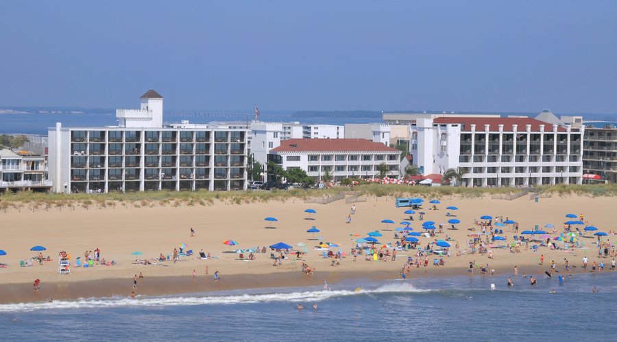 Oceanfront accommodations on miles of sun-kissed beach